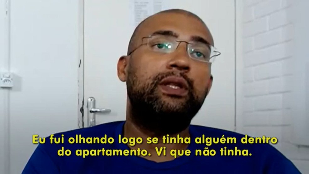 Eliabio Custódio conta detalhes do assalto ao apartamento de Carlinhos Maria — Foto: Reprodução/TV Globo
