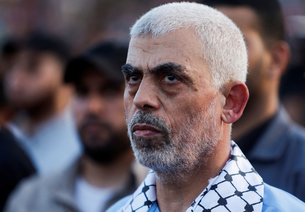 Yahya Sinwar — Foto: REUTERS/Mohammed Salem/File Photo