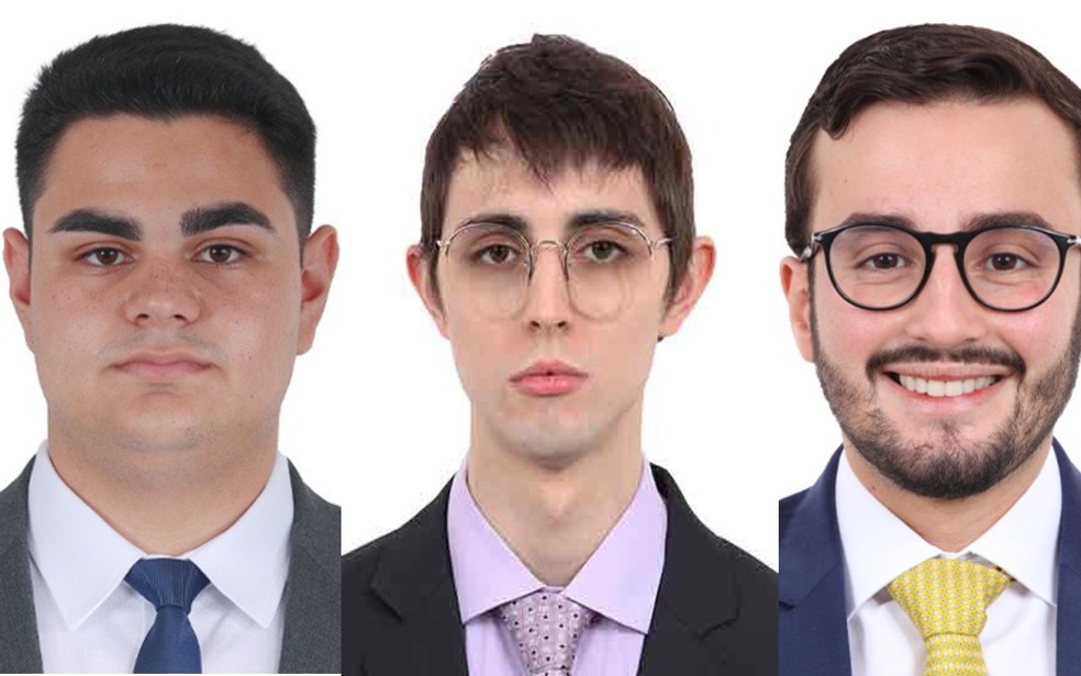 Icáro de Valmir (PL-SE), Amom Mandel (Cidadania-AM), e Lula da Fonte (PP-PE) são os deputados federais mais jovens eleitos em 2022 — Foto: Divulgação/Câmara