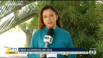 Acusado de matar homem em Paranã vai a juri popular