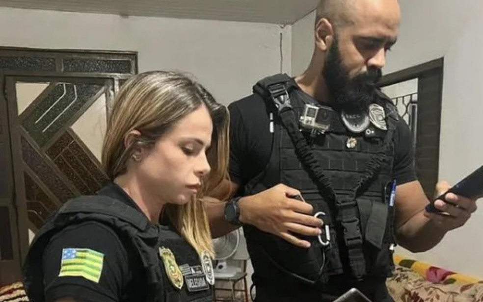 Polícia faz operação para combater exploração sexual de crianças na internet em cidades de Goiás — Foto: Divulgação/PCGO