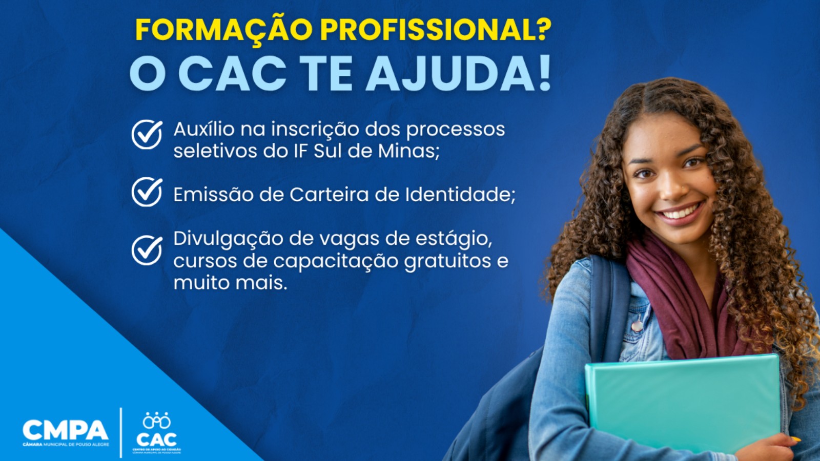 CAC e IF Sul de Minas firmam parceria para ampliar acesso a vestibulares