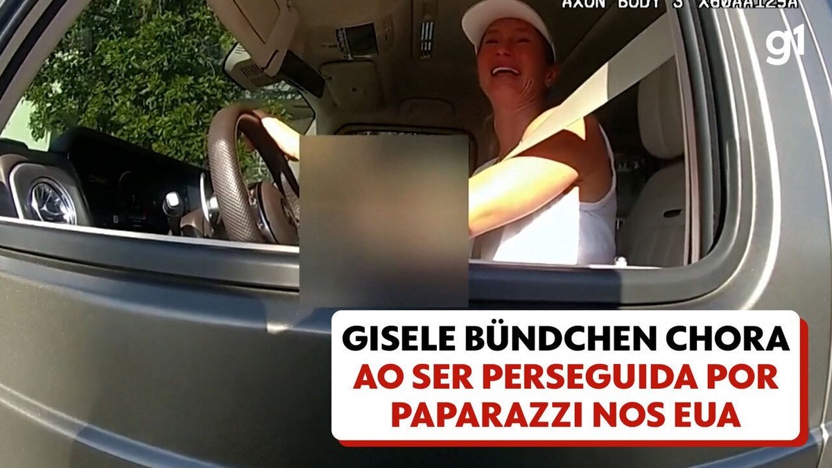 Gisele Bündchen chora após ser perseguida por paparazzi 