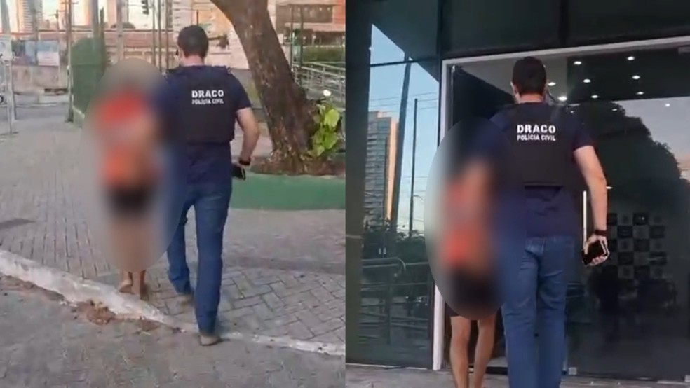 Homem é preso suspeito de atirar em casa de candidato a deputado federal em Fortaleza. — Foto: Polícia Civil/Reprodução