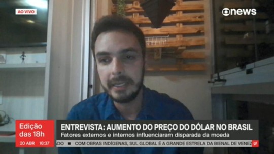Entrevista: Aumento do preço do dólar no Brasil - Programa: Jornal GloboNews edição das 18h 