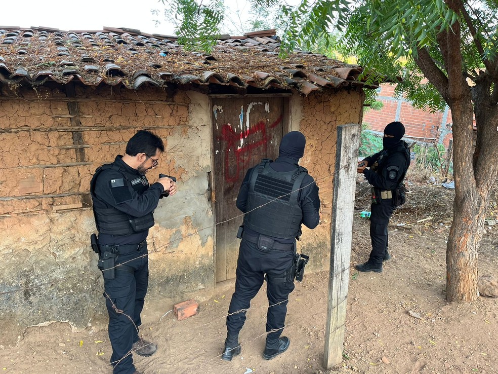 Operação Cerco Fechado: Polícia cumpre mandados de prisão contra suspeitos de crimes violentos em Teresina e interior do Piauí — Foto: Polícia Civil