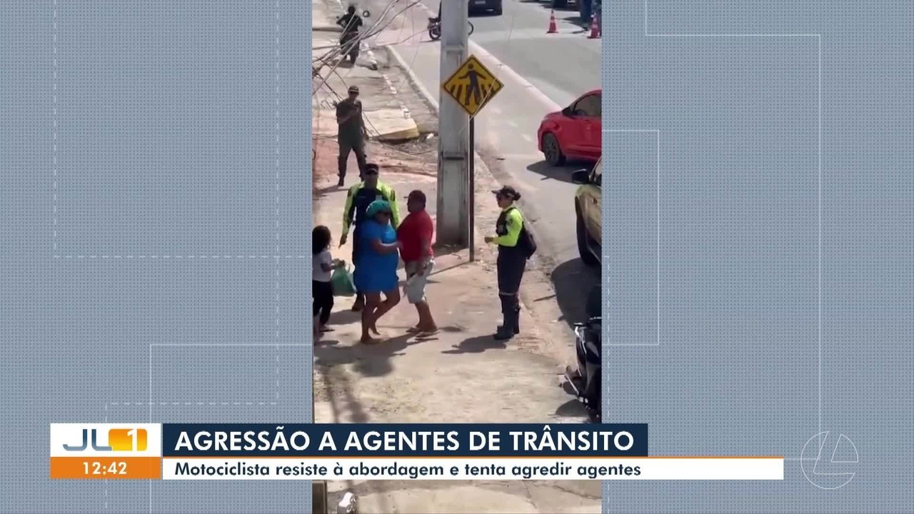 VÍDEO: Abordagem de trânsito em Abaetetuba, no PA, termina em confusão entre motociclista e agentes