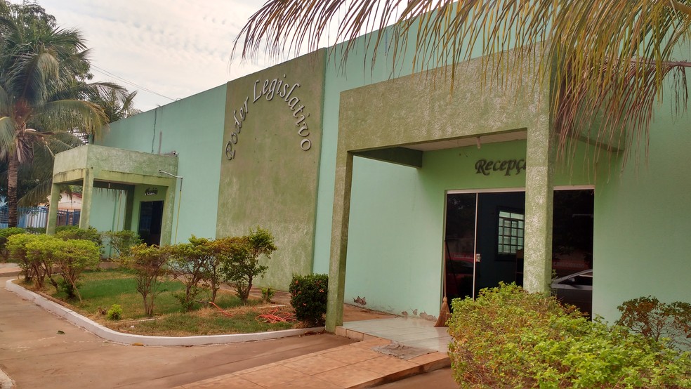 Câmara de Vereadores de Nova Nazaré (MT) — Foto: Reprodução