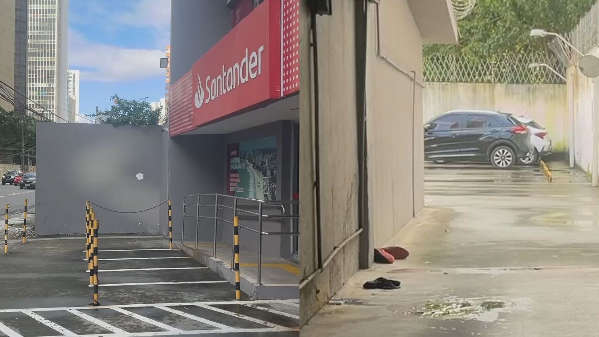 Tentativa de roubo em agência bancária termina com um assaltante morto e outro ferido