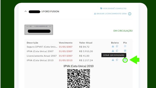 IPVA em Santa Catarina via PIX: saiba como consultar e pagar online - Imposto sobre veículos agora também pode ser pago via PIX. Acesso aos boletos é feito exclusivamente pela internet pelo portal do Detran-SC.