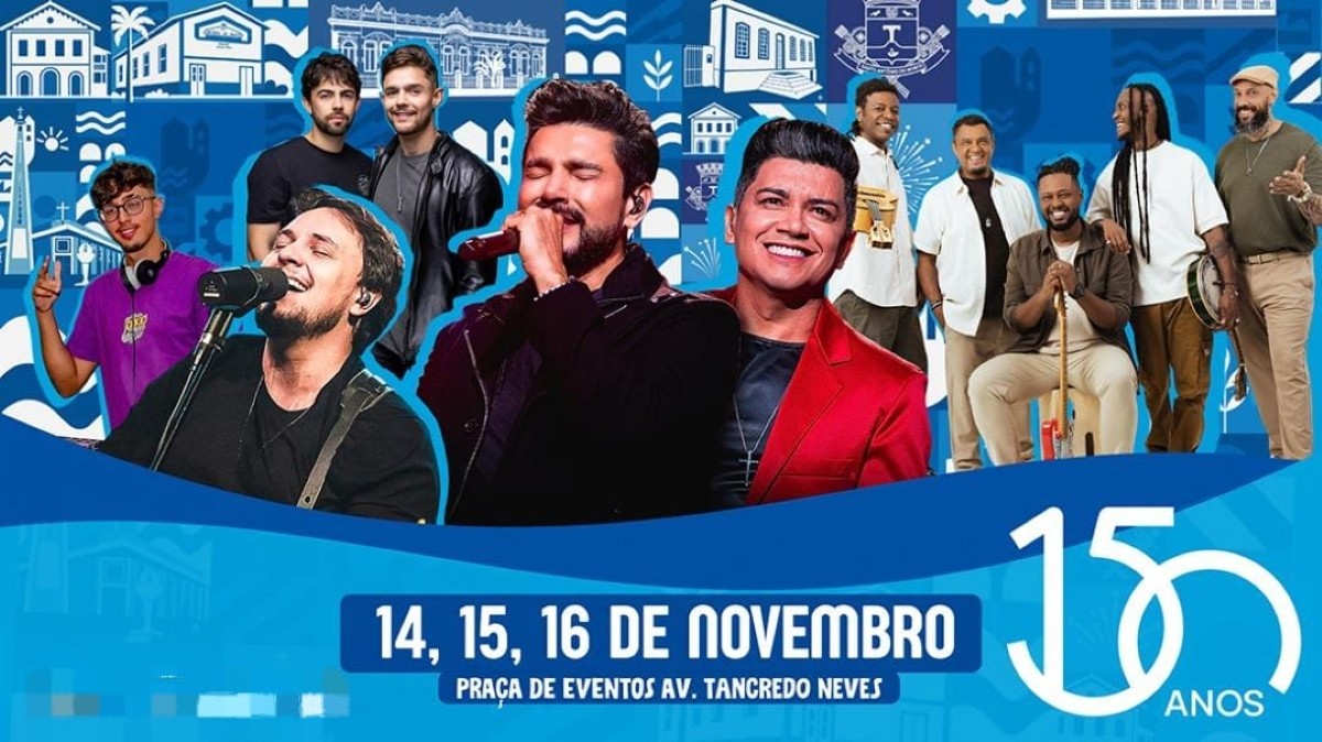 Zé Henrique & Gabriel, Theo Rubia e Sambô animam festa dos 150 anos de Santo Antônio do Monte