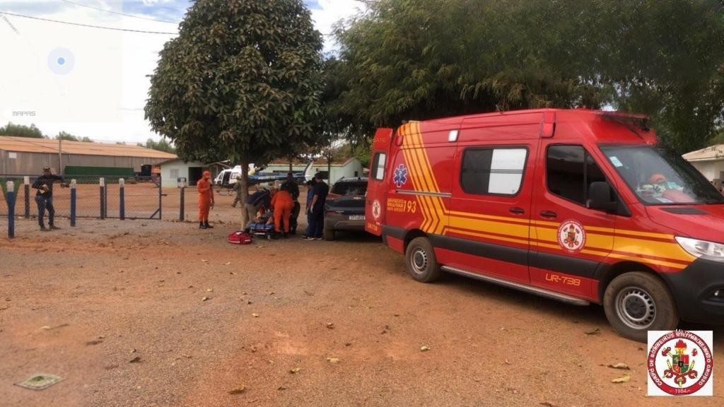 Celular envia alerta automático à esposa e motorista é resgatado de helicóptero após acidente em MT