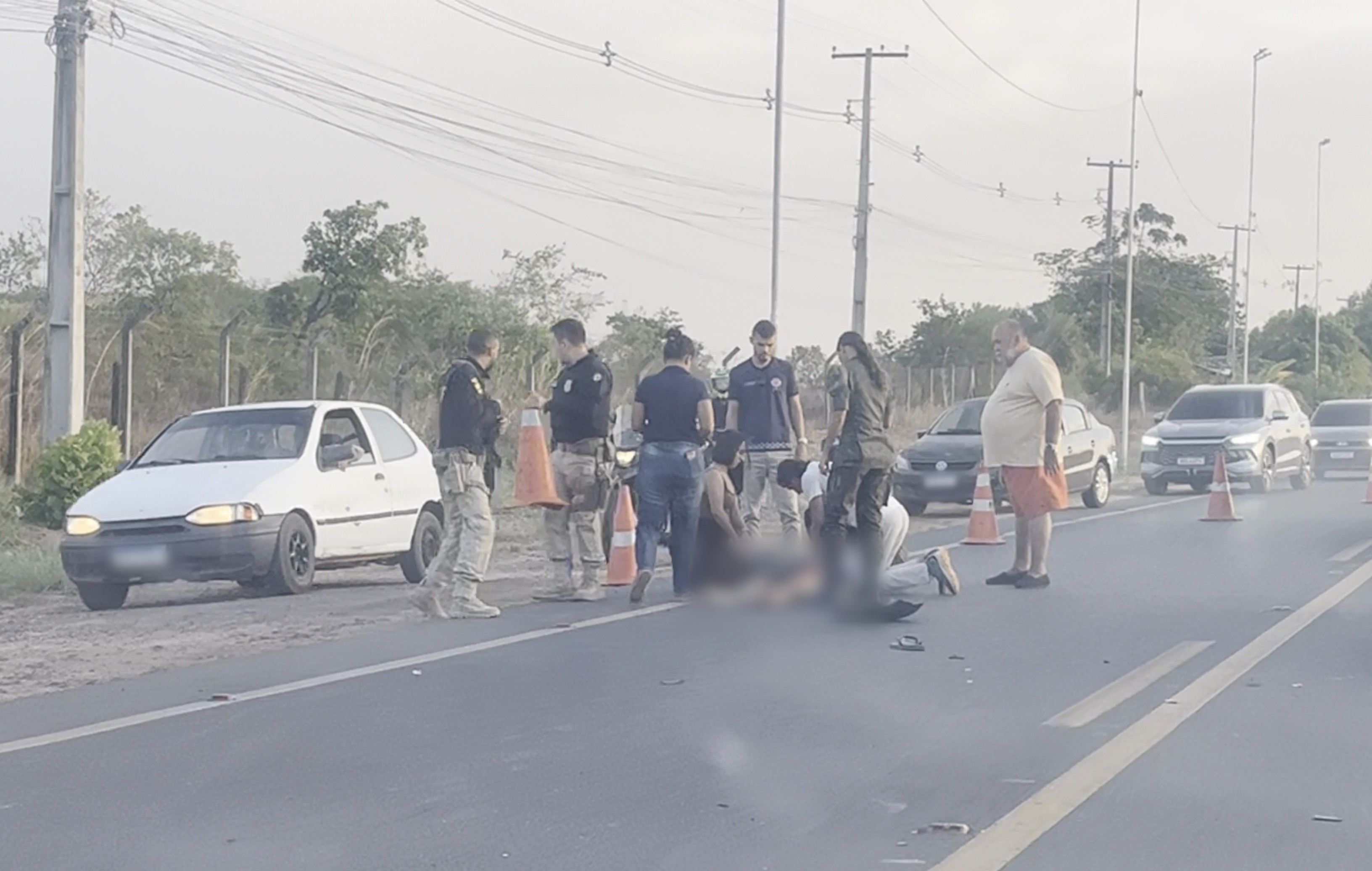 Jovem de 21 anos morre em acidente de moto na BR-174, em Boa Vista