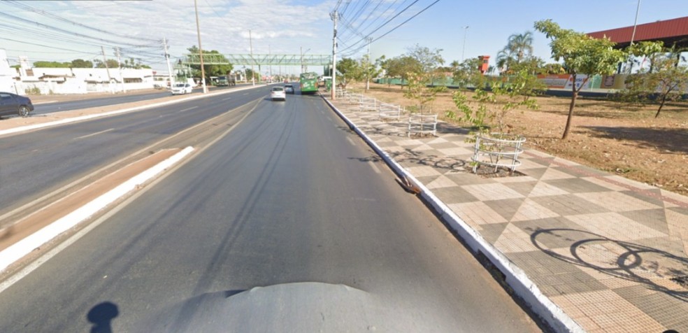 Avenida Fernando Côrrea, onde o acidente ocorreu — Foto: Reprodução