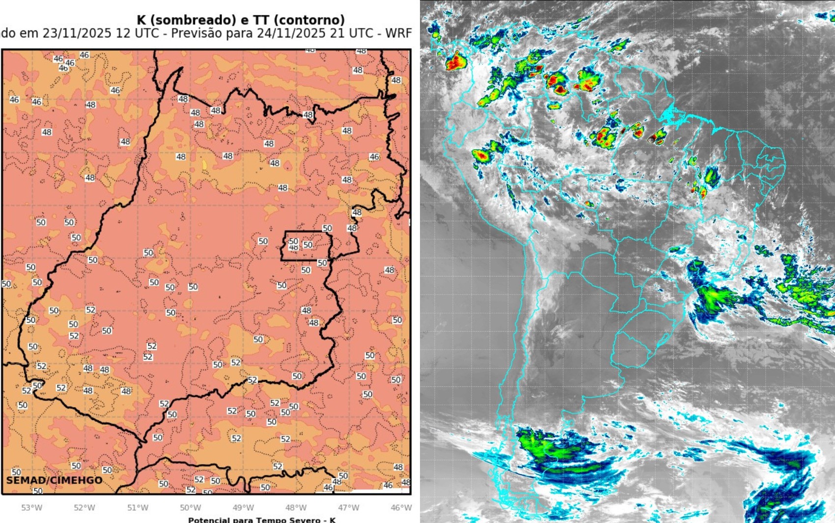 Frente fria deve provocar tempestades em Goiás; veja regiões mais afetadas 