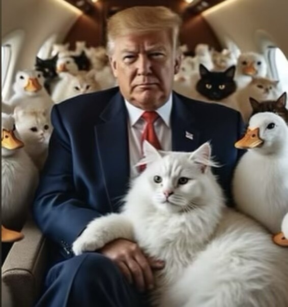 Gatinha que deu origem a boato de Trump de que haitianos comiam pets é achada no porão