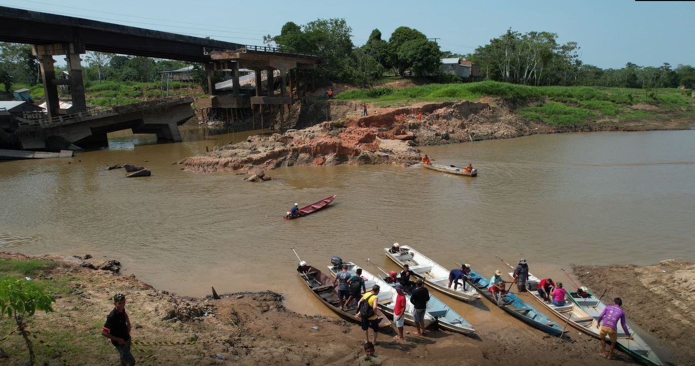Ponte sobre o Rio Autaz Mirim: obra deve ser concluída no primeiro trimestre de 2026