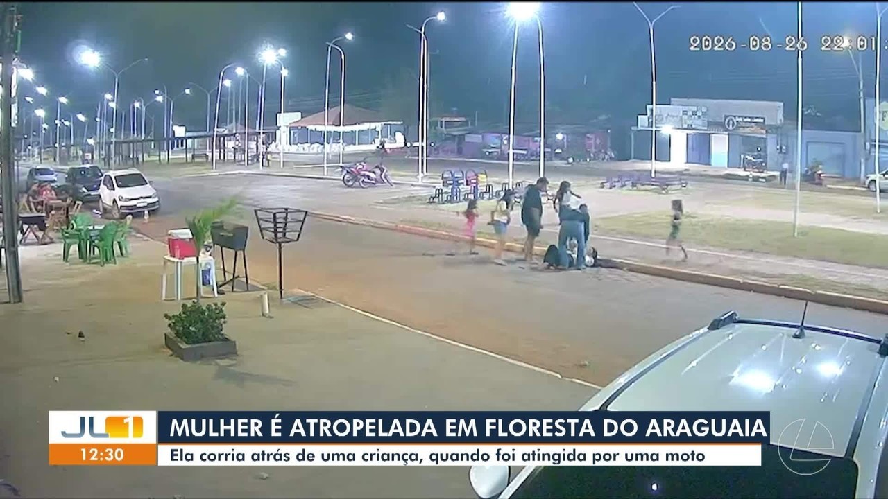 Mulher é atropelada por moto ao livrar filha de acidente em Floresta do Araguaia na quarta-feira​‌​