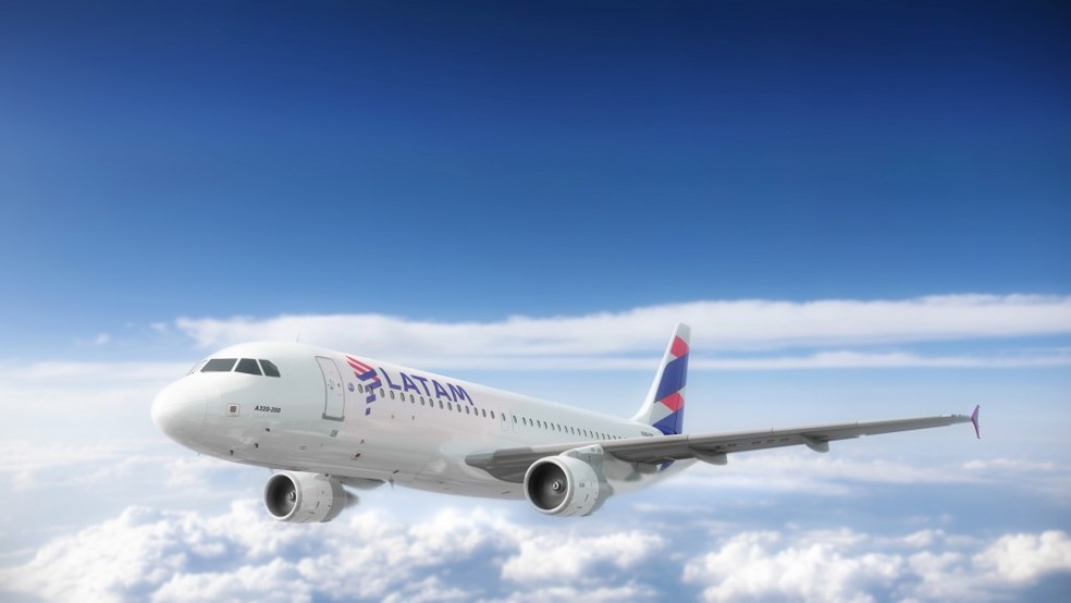 Latam vai operar nova rota Uberaba-Guarulhos com aeronaves da família Airbus A320 — Foto: Latam/Divulgação
