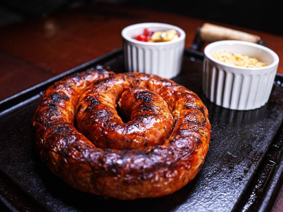 Lingui&ccedil;a sertaneja, do restaurante Sr. Smoker, &eacute; um dos pratos participantes do festival em Uberaba &mdash; Foto: Divulga&ccedil;&atilde;o