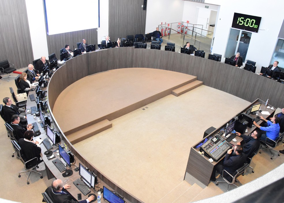 Sessão do Tribunal de Justiça da Paraíba — Foto: Secom/TJPB