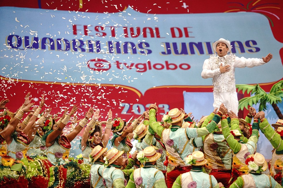 Festival de Quadrilhas Juninas da TV Globo, em foto de arquivo — Foto: Brenda Alcântara/Divulgação