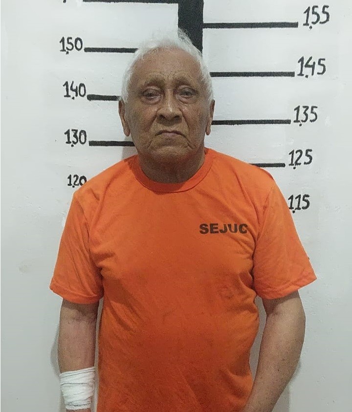 Idoso de 83 anos preso por estuprar menina de 2 anos é morto por interno no presídio de Rorainópolis