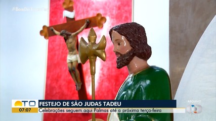 Confira a programação do festejo de São Judas Tadeu em Palmas
