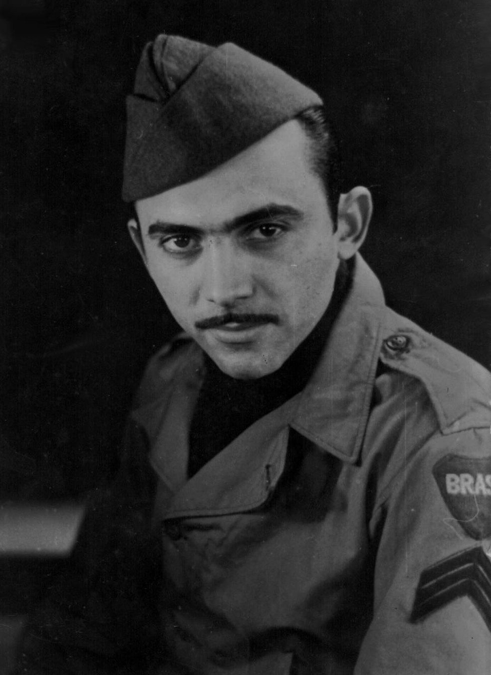 Mário Guerreiro lutou na Segunda Guerra Mundial em 1944. — Foto: Arquivo Pessoal