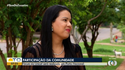 Porto Nacional recebe 1º fórum comunitário do Selo Unicef para a primeira infância
