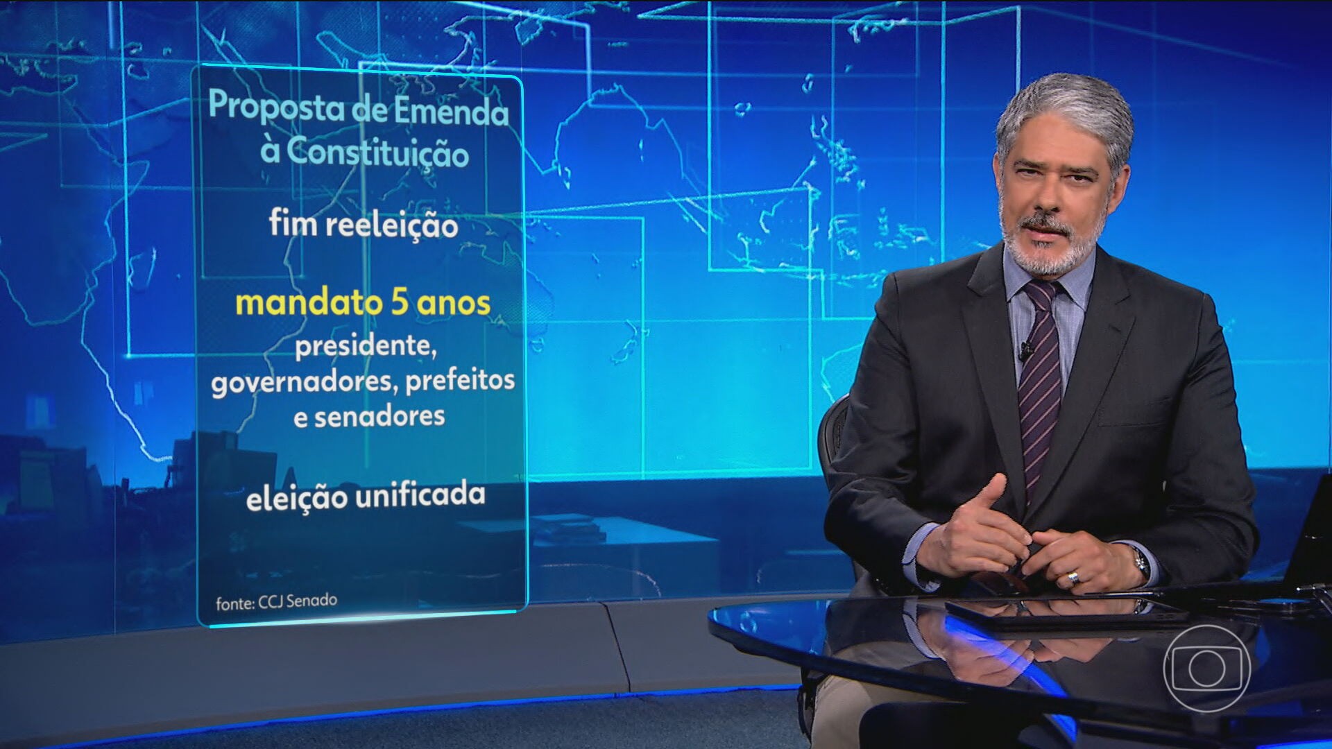 CCJ do Senado aprova PEC que acaba com a reeleição para presidente, governadores e prefeitos