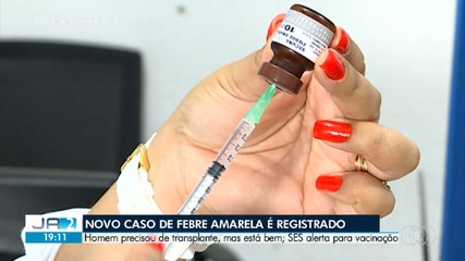 Caso de febre amarela é registrado no Tocantins e SES faz alerta para vacinação