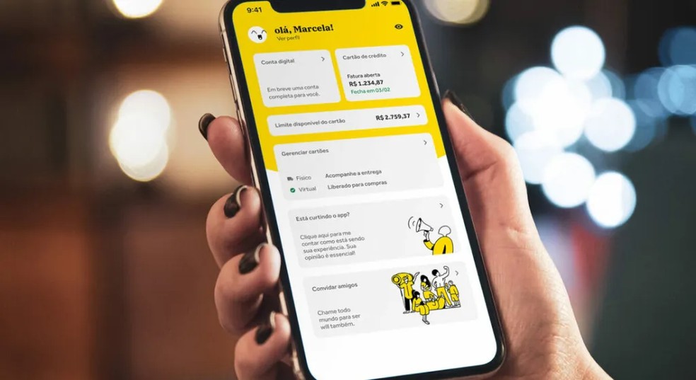 Aplicativo do Will Bank — Foto: Will Bank/Divulgação