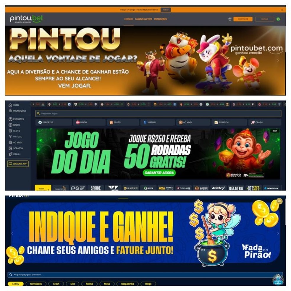 Loterias municipais em funcionamento na cidade de Bodó (RN) — Foto: Reprodução