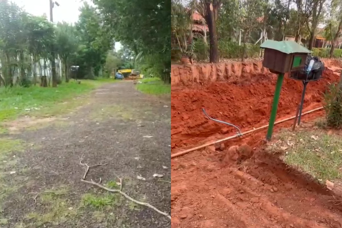 Obra no valor de R$ 1 milhão afeta rotina de moradores que ficaram dois dias ‘ilhados’ em Álvares Machado