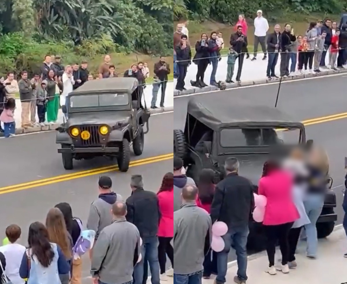 Mulheres são atropeladas por jipe durante apresentação de desfile de 7 de Setembro em SC; VÍDEO