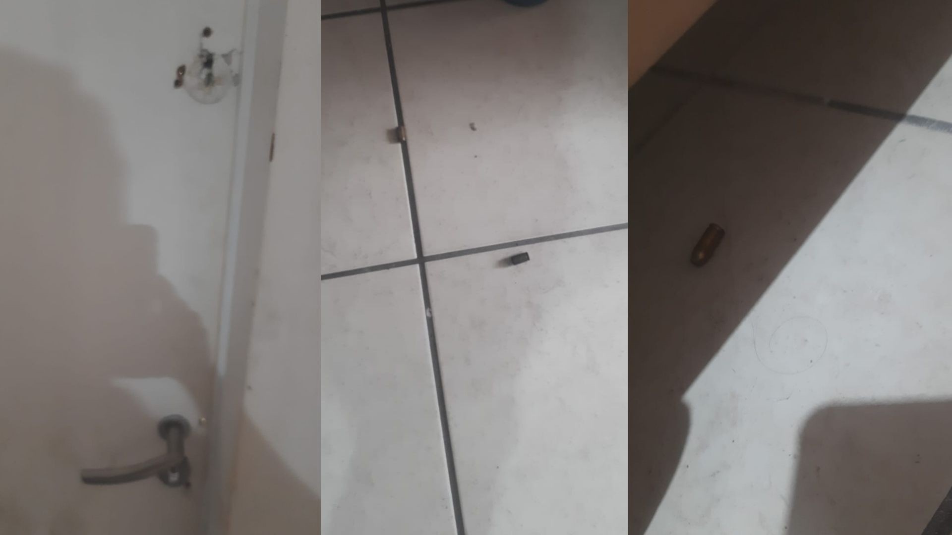 Foragido, homem que atirou 20 vezes na porta da casa da ex faz ameaça de morte por telefone: 'Eu já falei com gente para resolver'; ÁUDIO