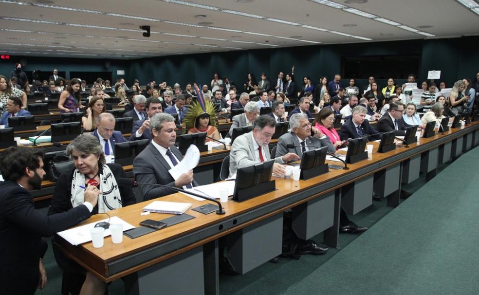 Pedido de vista adiou votação do projeto na sessão de 8 de outubro da CCJ. — Foto: Vinicius Loures/Câmara dos Deputados