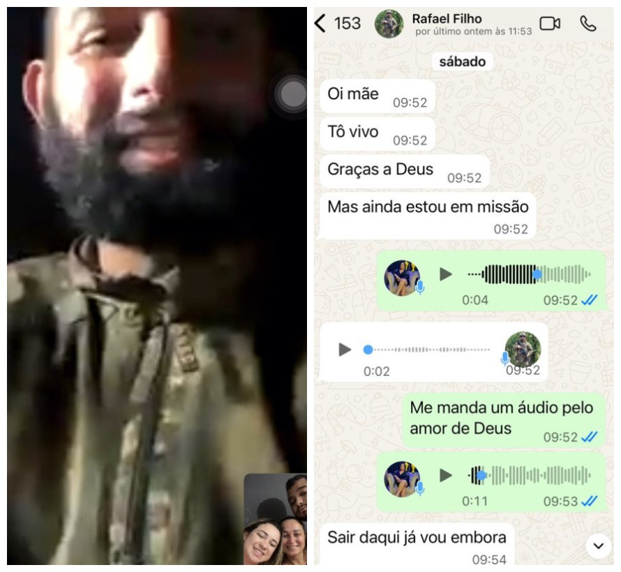 Maranhense recrutado para o exército da Ucrânia, que estava desaparecido, se comunica com a família após quase 20 dias