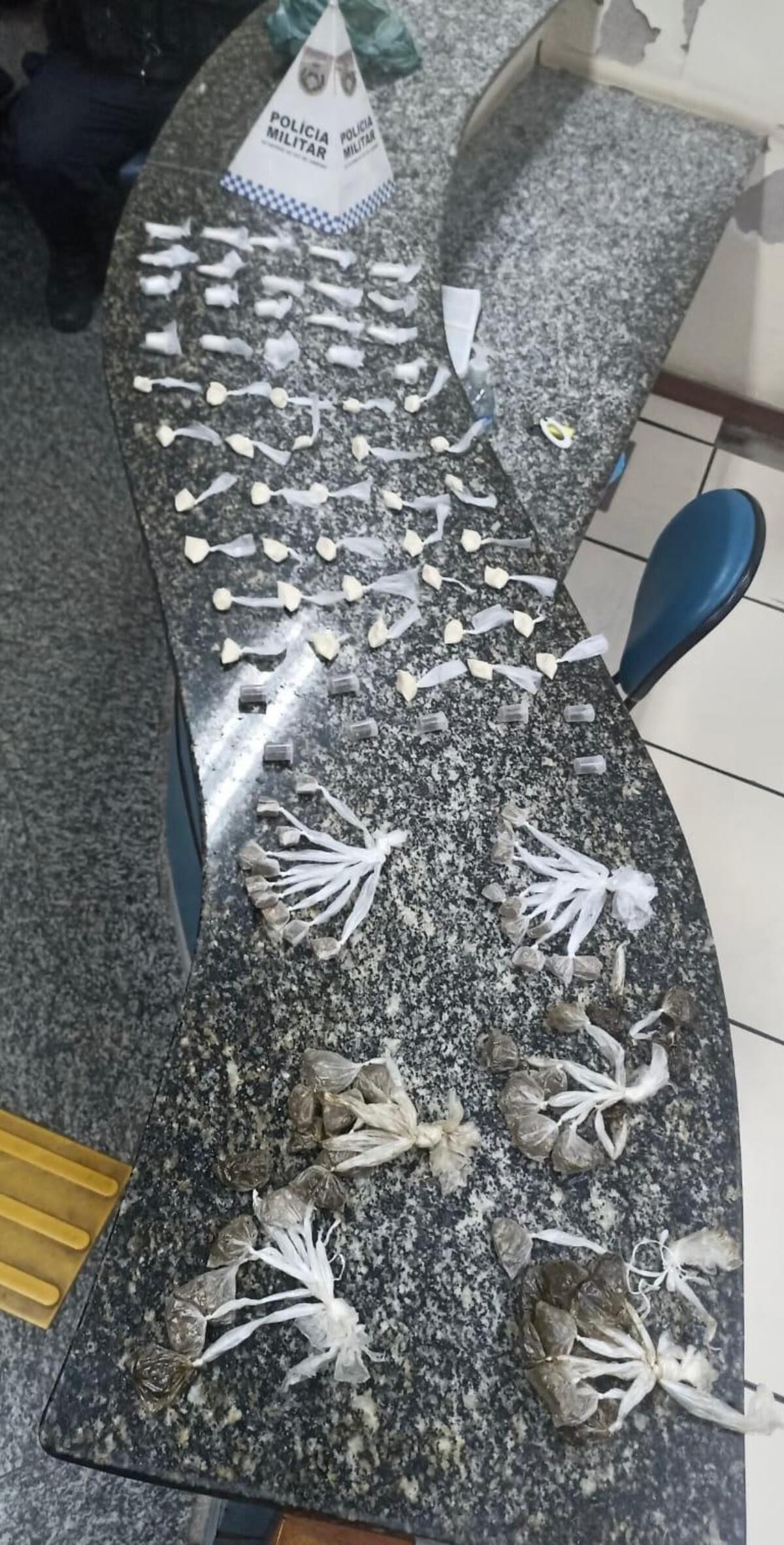 Drogas são apreendidas em Vassouras