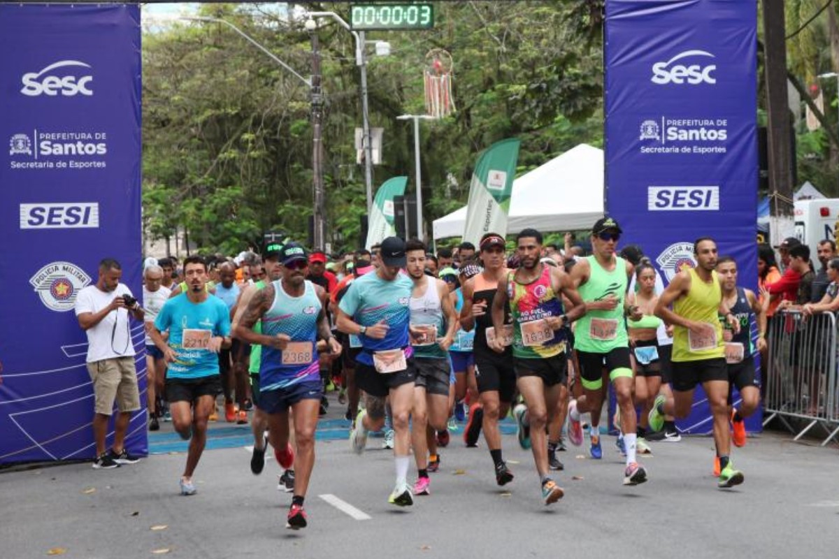 4ª Etapa do Campeonato Santista de Pedestrianismo altera trânsito na orla de Santos, SP, neste domingo; Veja