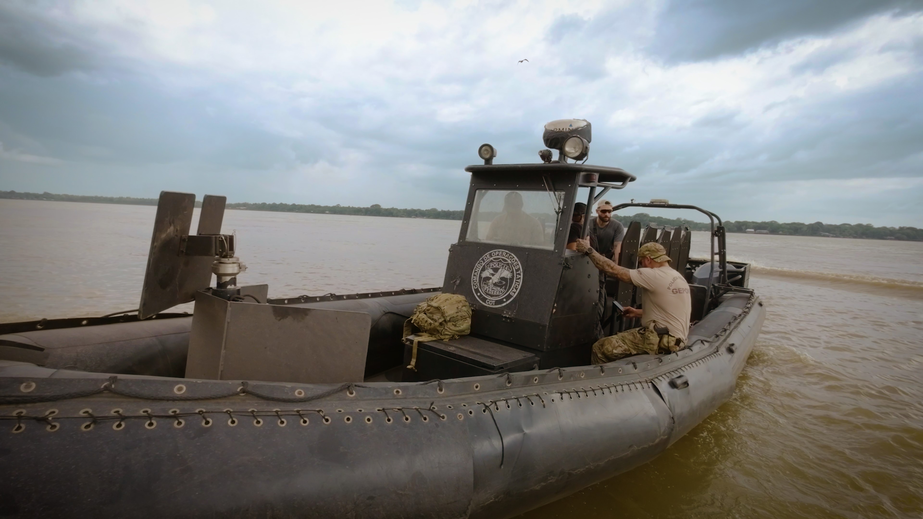 PF traz lancha blindada para atuar em situações de alto risco na COP30 em Belém