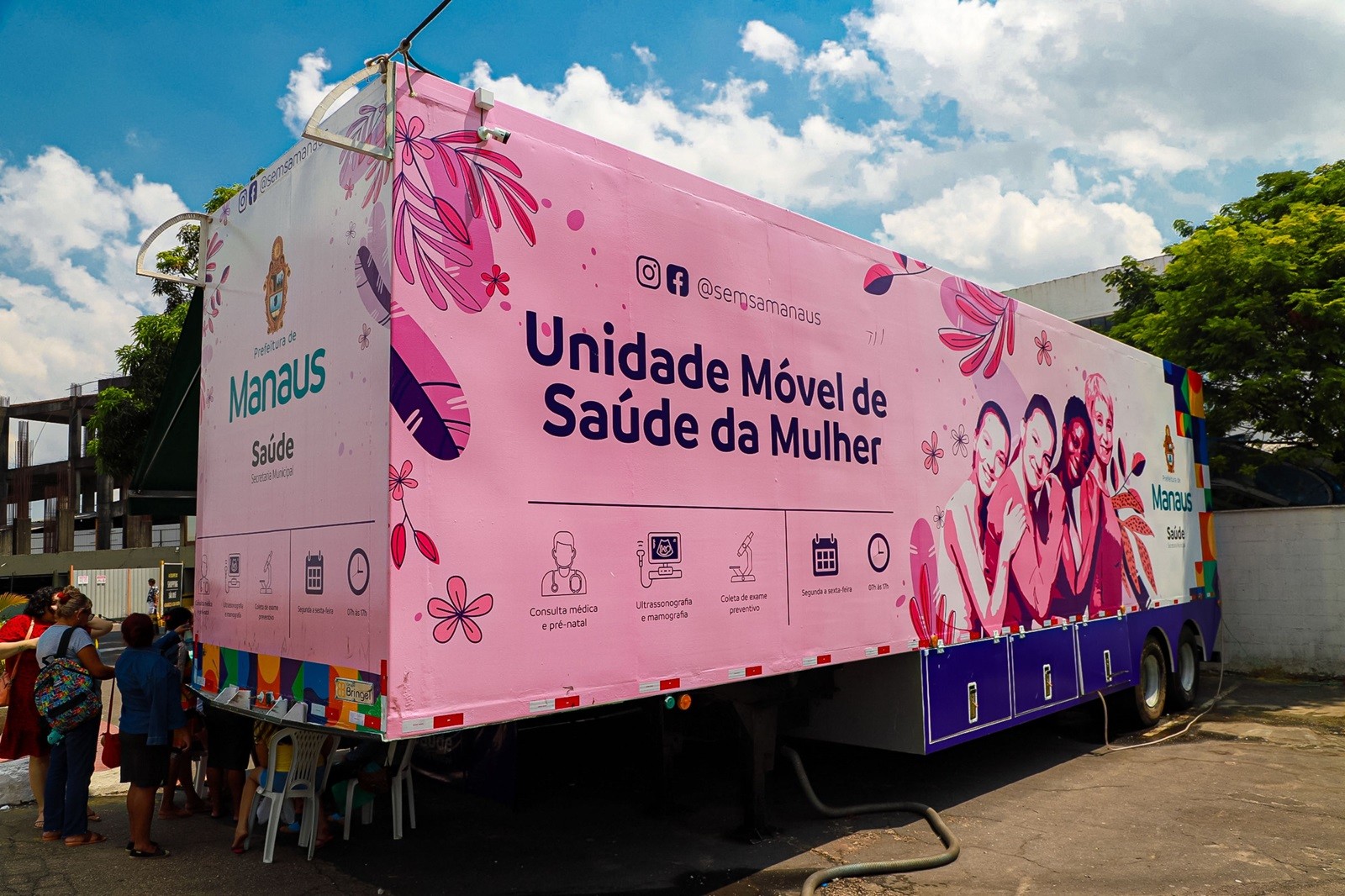 Unidades Móveis de Saúde da Mulher: confira locais de atendimento em Manaus