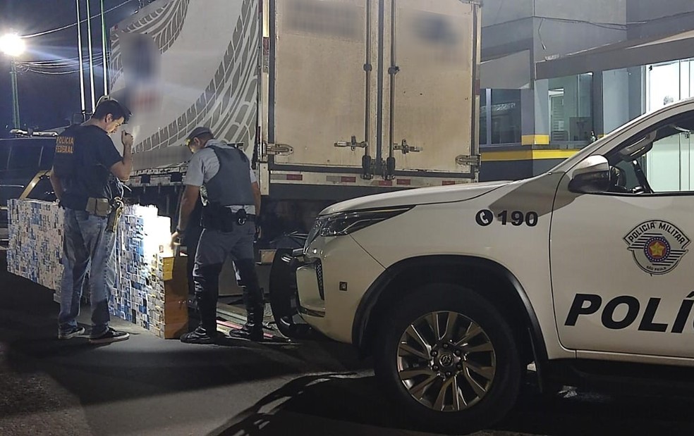 Homem foi preso em Presidente Venceslau (SP) — Foto: Polícia Rodoviária