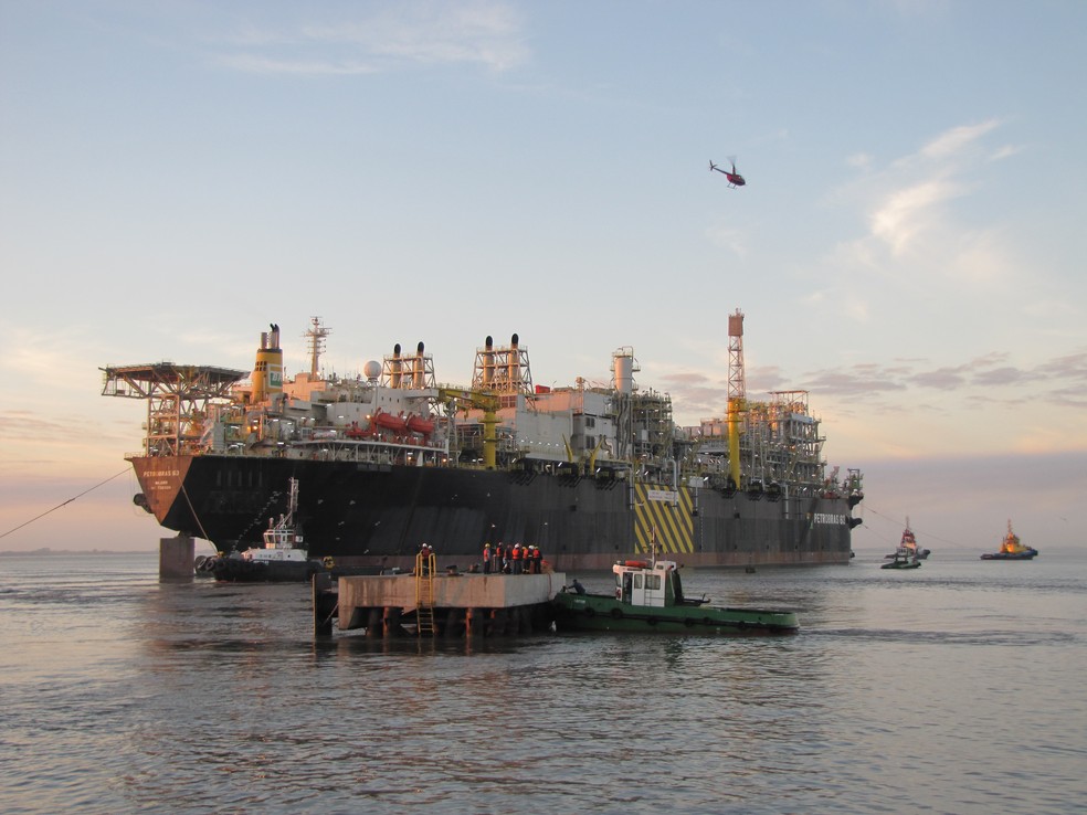 Plataforma P-63 da Petrobras — Foto: Divulgação/Petrobras