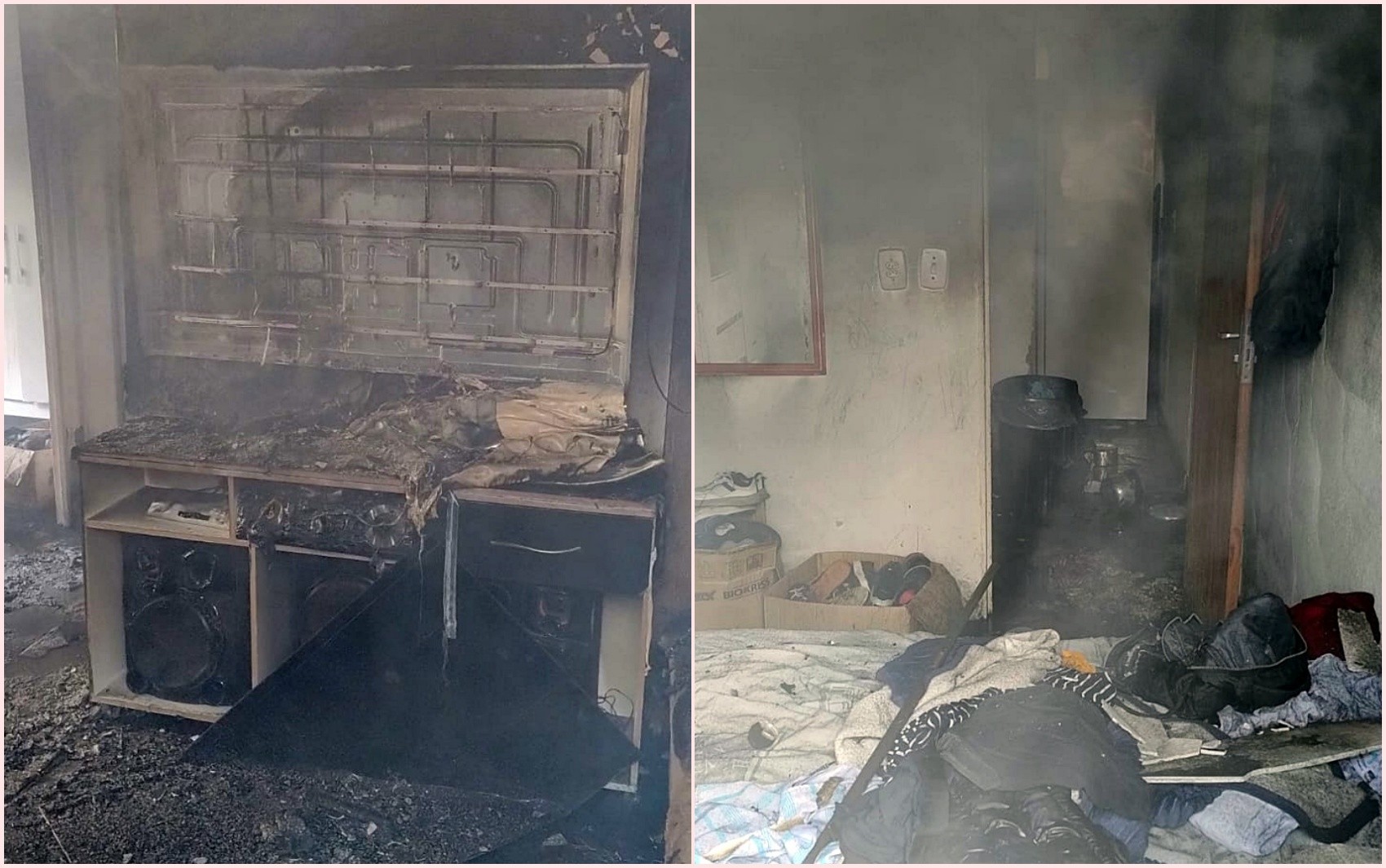 Casa é atingida por incêndio após celular superaquecer durante carregamento em MG