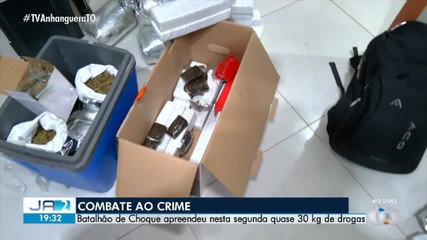 Grande quantidade de droga é apreendida pela PM em quadra de Palmas