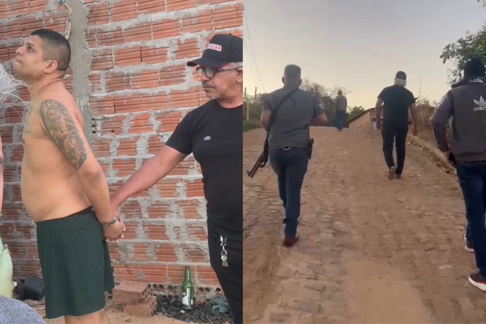 Suspeito de matar rivais de facção criminosa é preso por roubo na Zona Sul de Teresina — Foto: Divulgação/PCPI