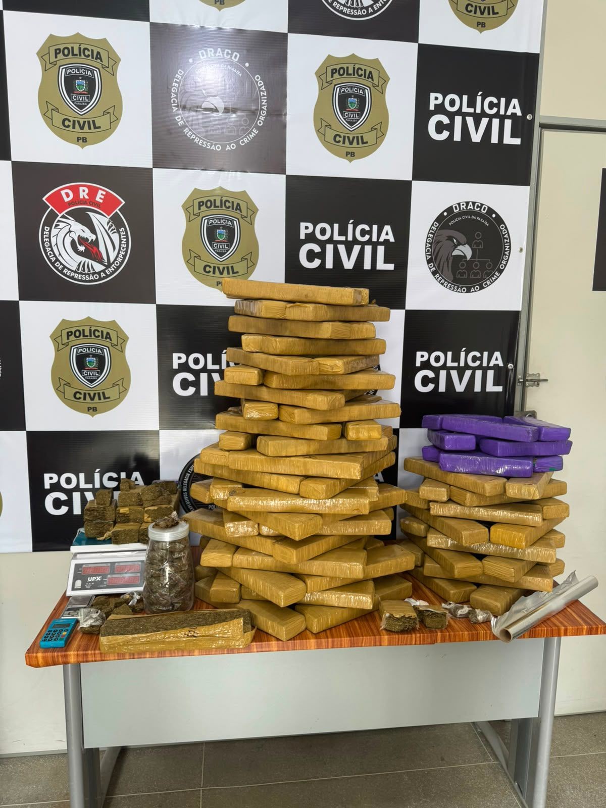 Polícia apreende quase 100 kg de drogas em apartamento em Campina Grande