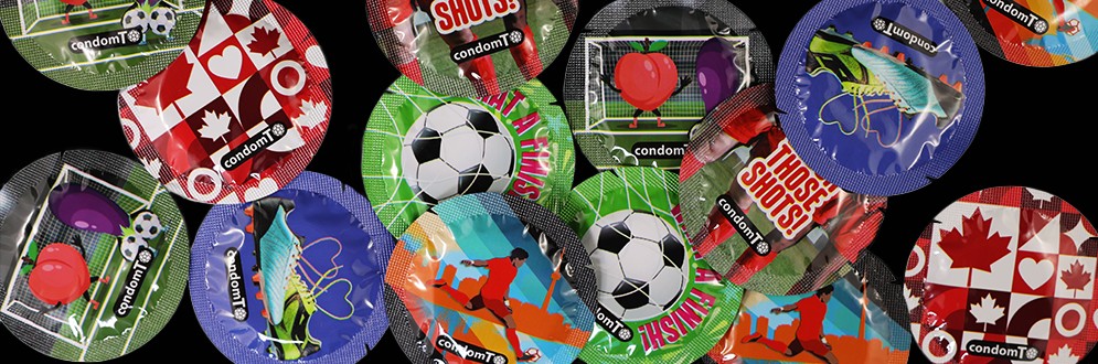 Faça 'gols' com segurança: Canadá oferece preservativos temáticos da Copa do Mundo
